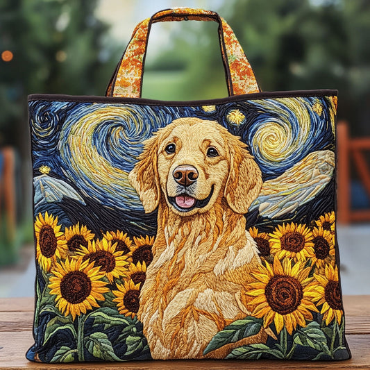 Golden Sunshine Smile CW2309013CL Quilted Tote Bag
