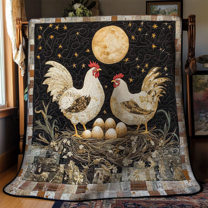 Starry Night Chicken WN1702027CL Quilt