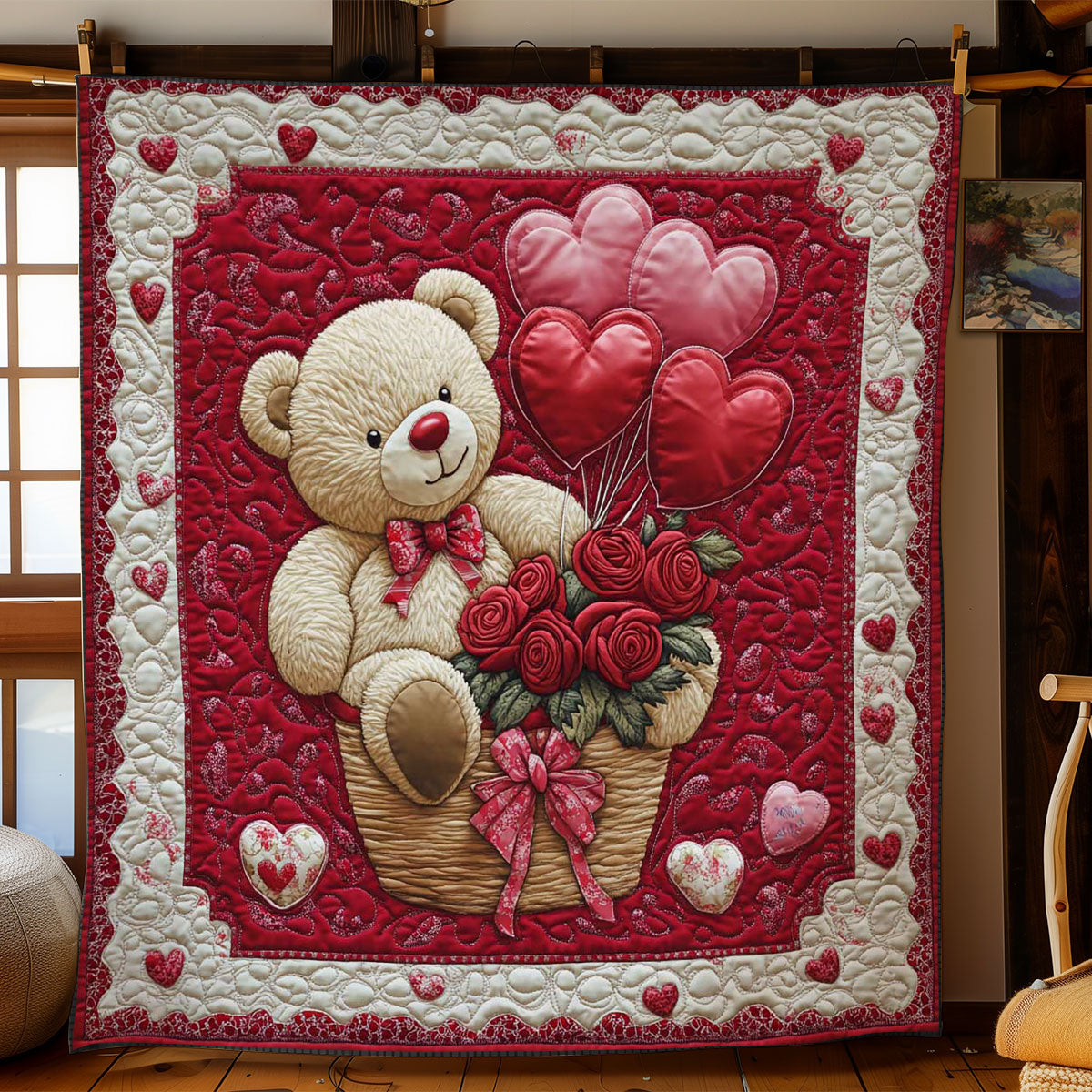 Sweetheart Bear WN0801021CL Quilt