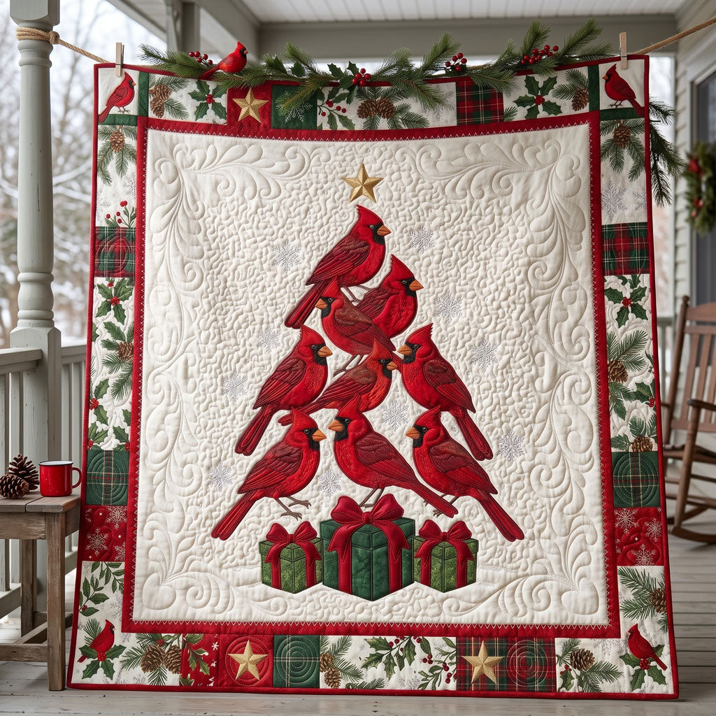 Cardinal Christmas Tree WN2706002CL Quilt