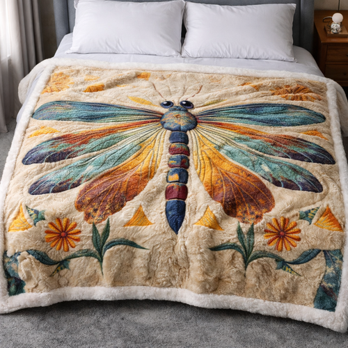 Free Dragonfly QA2901002CL Faux Fur Throw Blanket