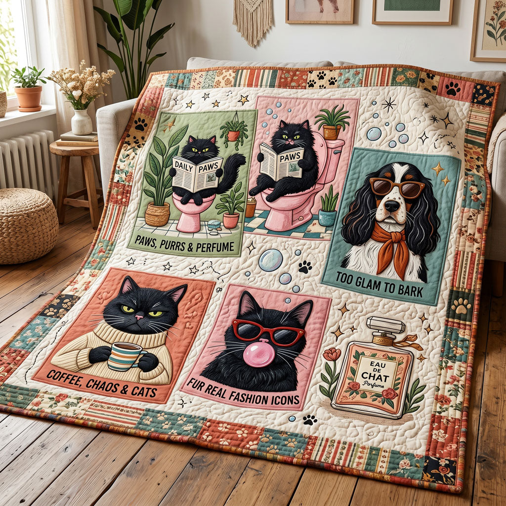 Glam Paws Club WN2905008CL Quilt