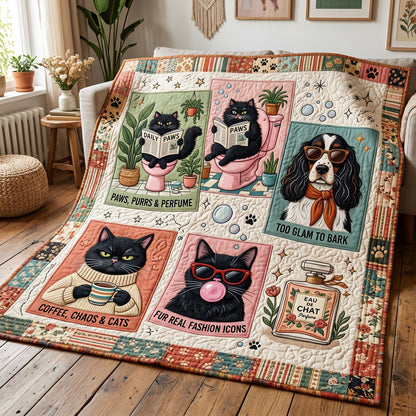Glam Paws Club WN2905008CL Quilt