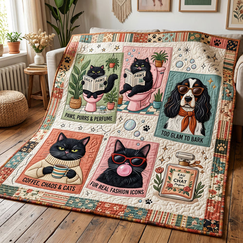 Glam Paws Club WN2905008CL Quilt