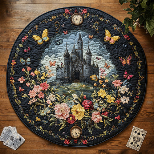 Obsidian Castle WN0408052CL Quilted Round Mat