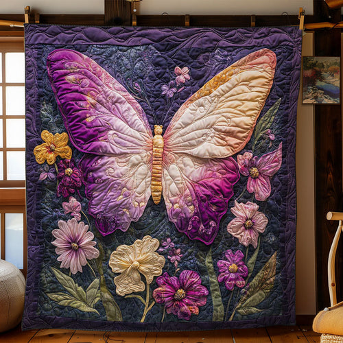 Floral Butterfly Harmony WN0601067CL Quilt