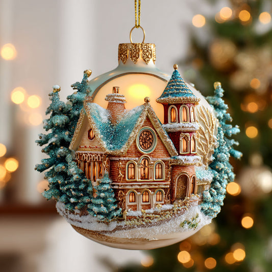 Winter Village Glow CW1012069CL Christmas Ornament