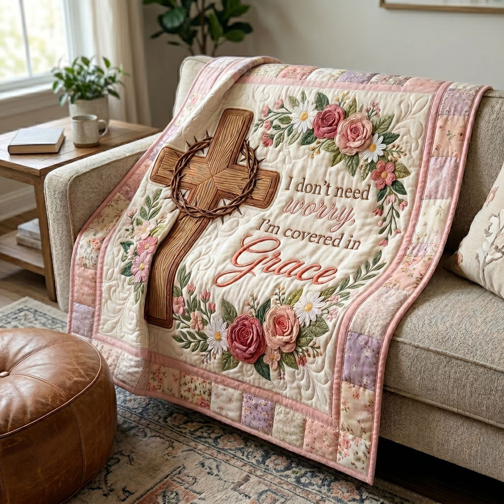 Faith Over Worry WN2304004CL Quilt