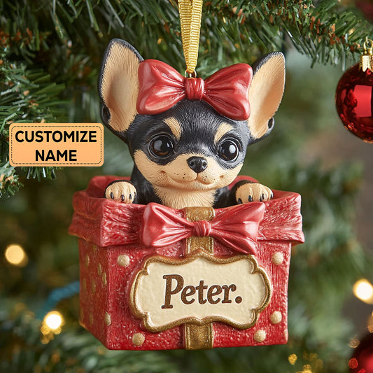 Chihuahua Gift CP2911023CL Personalized Christmas Ornament