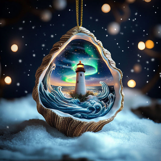 Lighthouse Sea Glow WN0912030CL Christmas Ornament