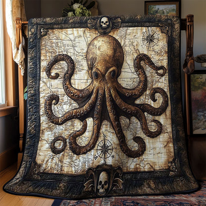 Ancient Octopus WN0702047CL Quilt