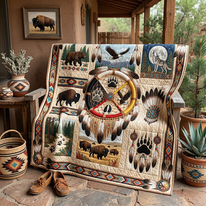 Path Of The Four Guardians WN0606006CL Quilt