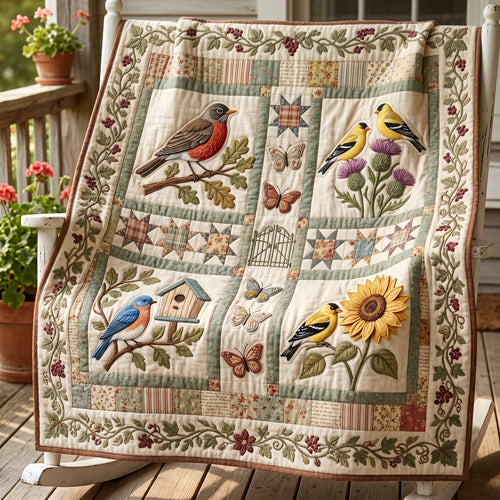 Bird Lovers XR0705009CL Quilt