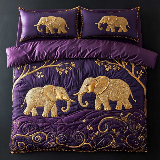 Sacred Elephant Path WN1103071CL Duvet Cover Set