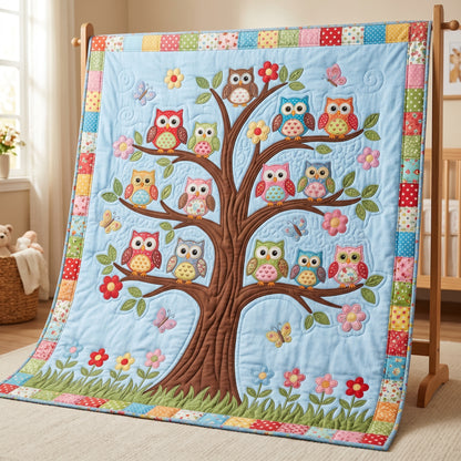 Owl Tree XR1704006CL Quilt