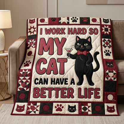 I Work Hard XR1004044CL Quilt