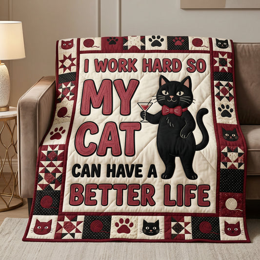 I Work Hard XR1004044CL Quilt