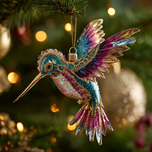 Graceful Hummingbird CW2711029CL Christmas Ornament