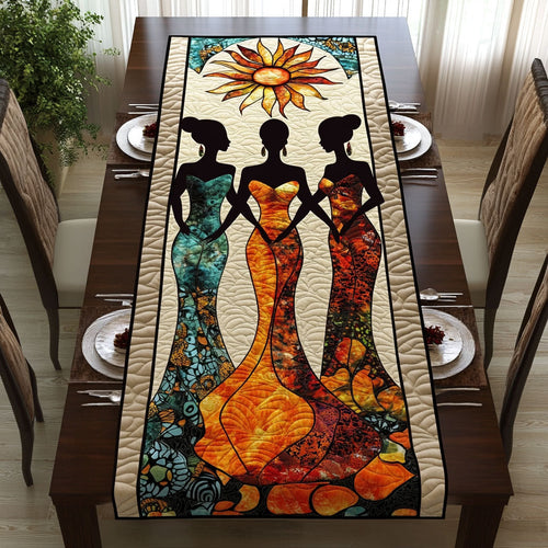 Tribal Dancer WJ0807033CL Quilted Table Runner