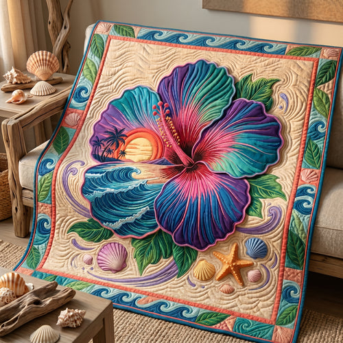Tropical Hibicus XR0405016CL Quilt