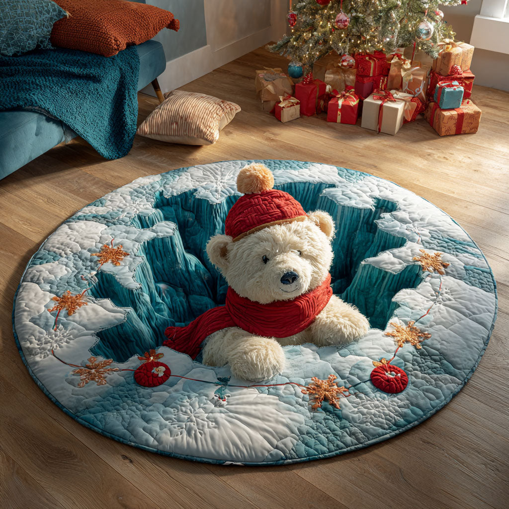 Polar Bear CW2811012CL Quilted Round Mat