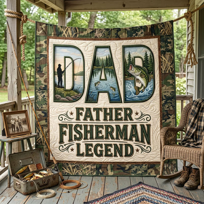 Father Fisherman Legend WN1506006CL Quilt