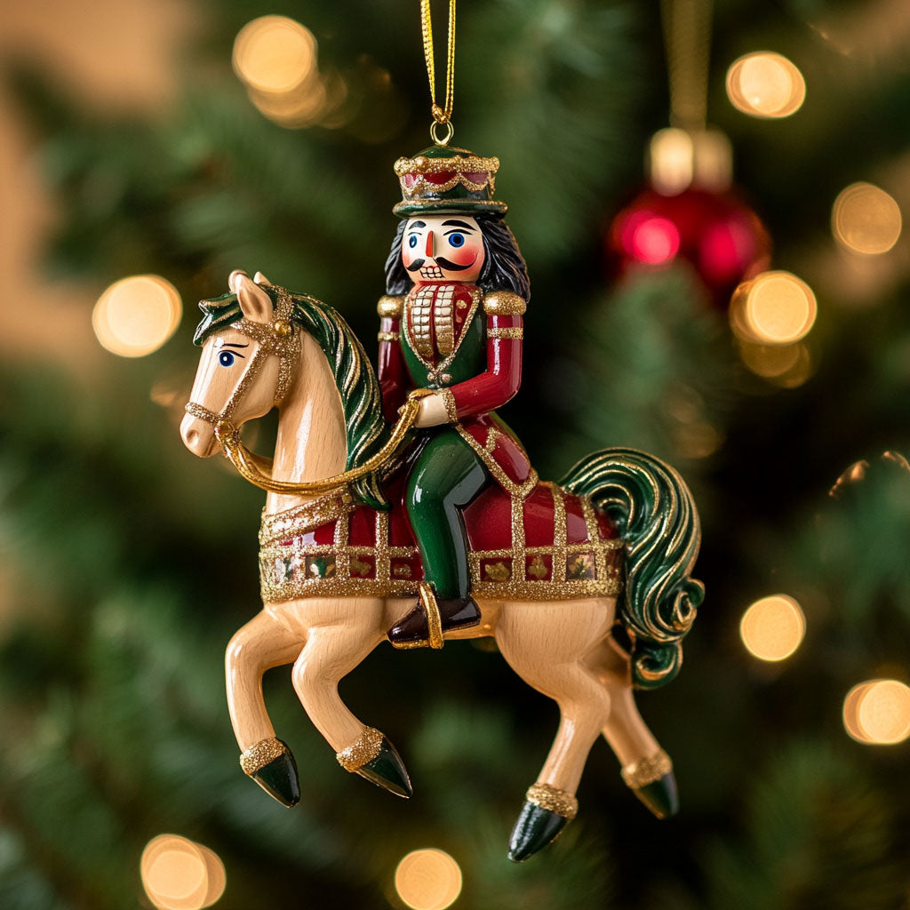 Festive Horseman CP2611081CL Christmas Ornament
