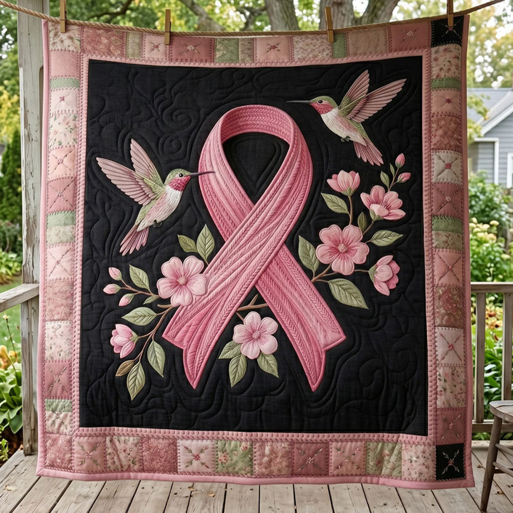 Pink Ribbon Serenity WN2304009CL Quilt