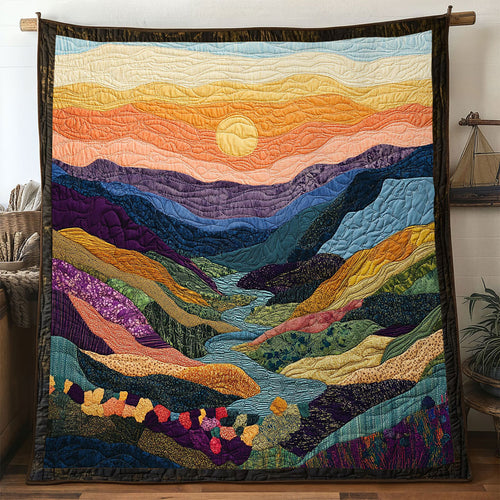 Golden Mountain Ranges WN0501024CL Quilt