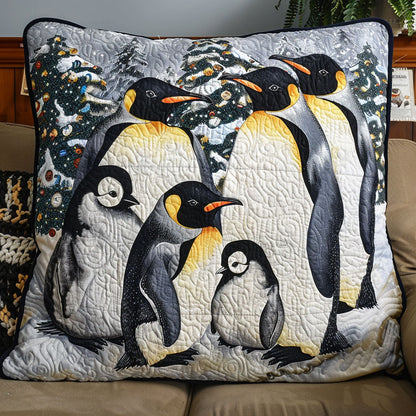 Frosty Penguin WJ0312458CL Quilt Pillow Case