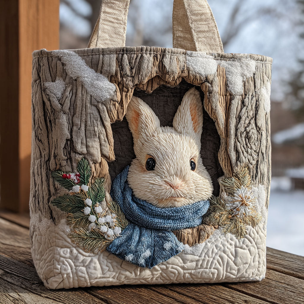Burrow Bunny CP0112167CL Quilted Tote Bag