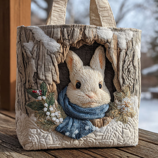 Burrow Bunny CP0112167CL Quilted Tote Bag