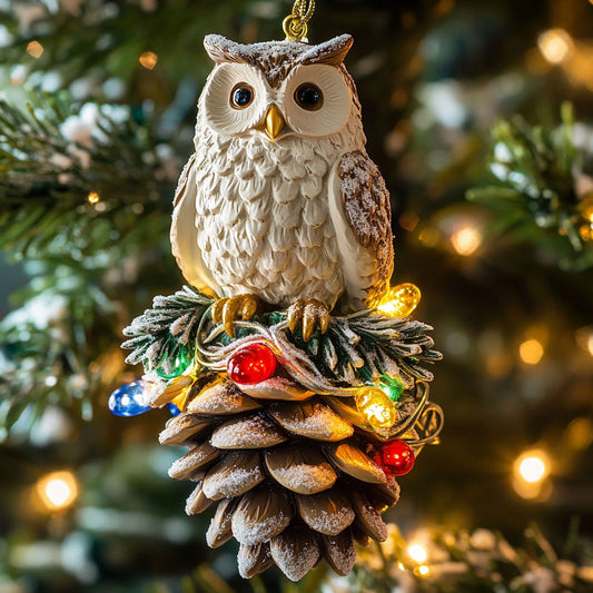 Pine Owl CP0312156CL Christmas Ornament