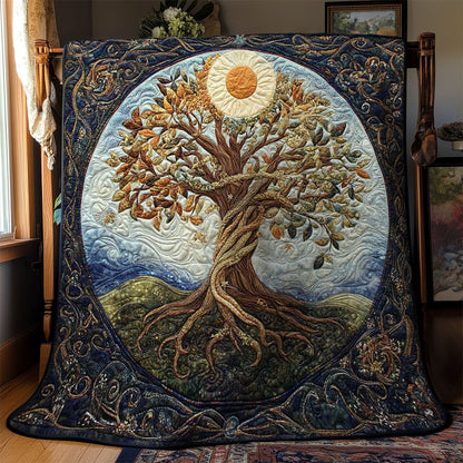 Night Sky Tree Of Life WN0601053CL Quilt