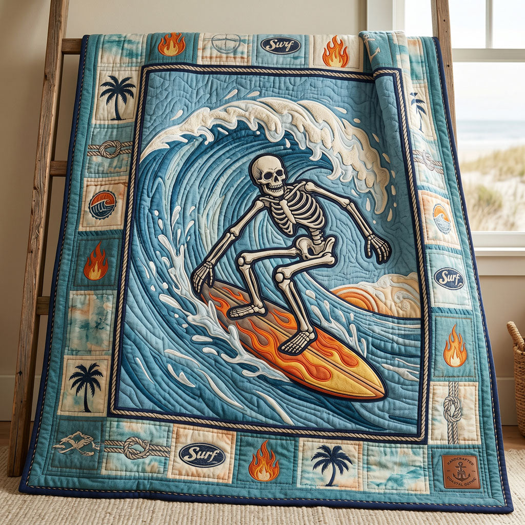 Skeleton Surf Rider WN1905013CL Quilt