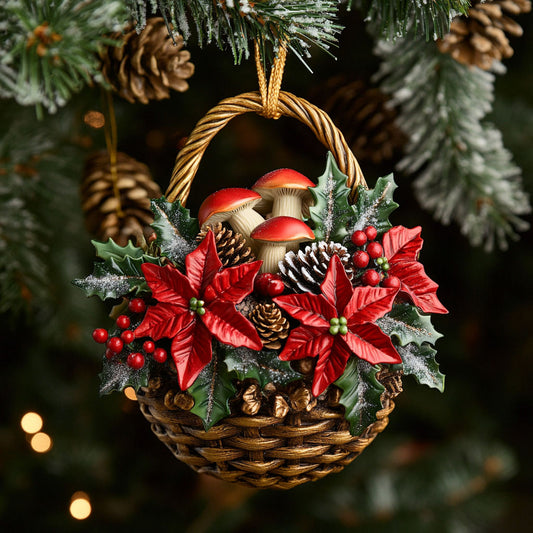 Radiant Mushroom WN2310047CL Christmas Ornament