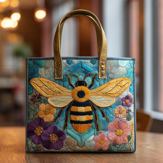 Bee Bloom CW2209003CL Quilted Tote Bag