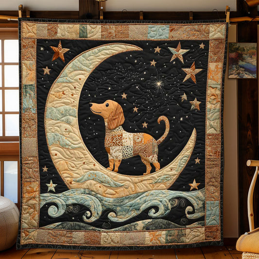 Mystical Moon Dachshund WN0601044CL Quilt