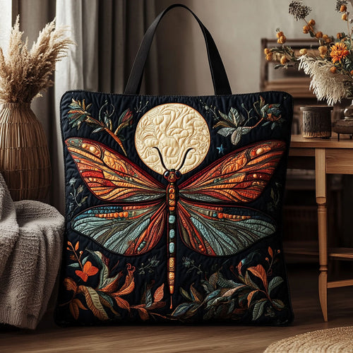 Dragonfly Spirit KL1112029CL Quilted Tote Bag