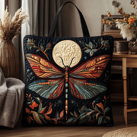 Dragonfly Spirit KL1112029CL Quilted Tote Bag