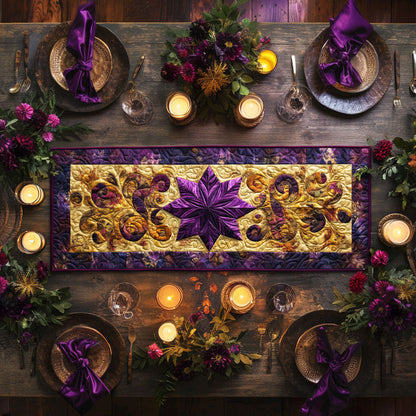 Star Whirl WN0707113CL Quilted Table Runner