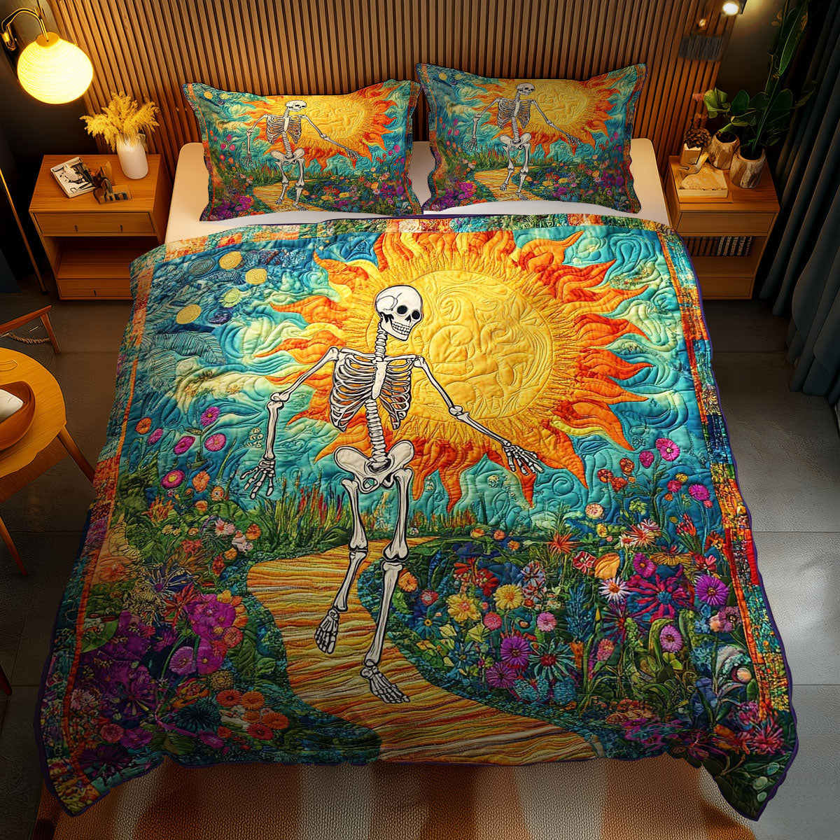 Sunset Skeleton WN1003118CL Duvet Cover Set