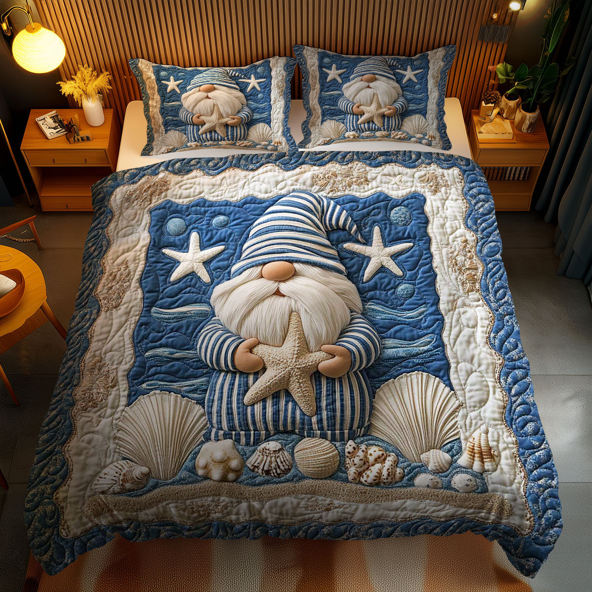 Sea Gnome Starfish WN0801100CL Duvet Cover Set