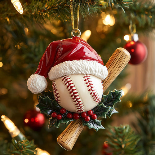 Jolly Baseball CW2311022CL Christmas Ornament