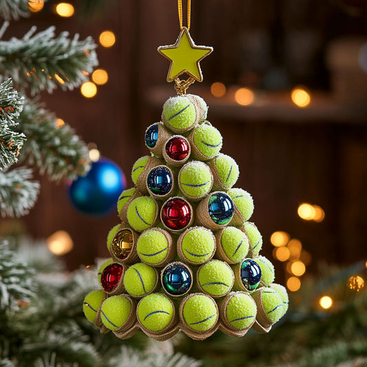 Tennis Christmas Tree CW2311050CL Christmas Ornament