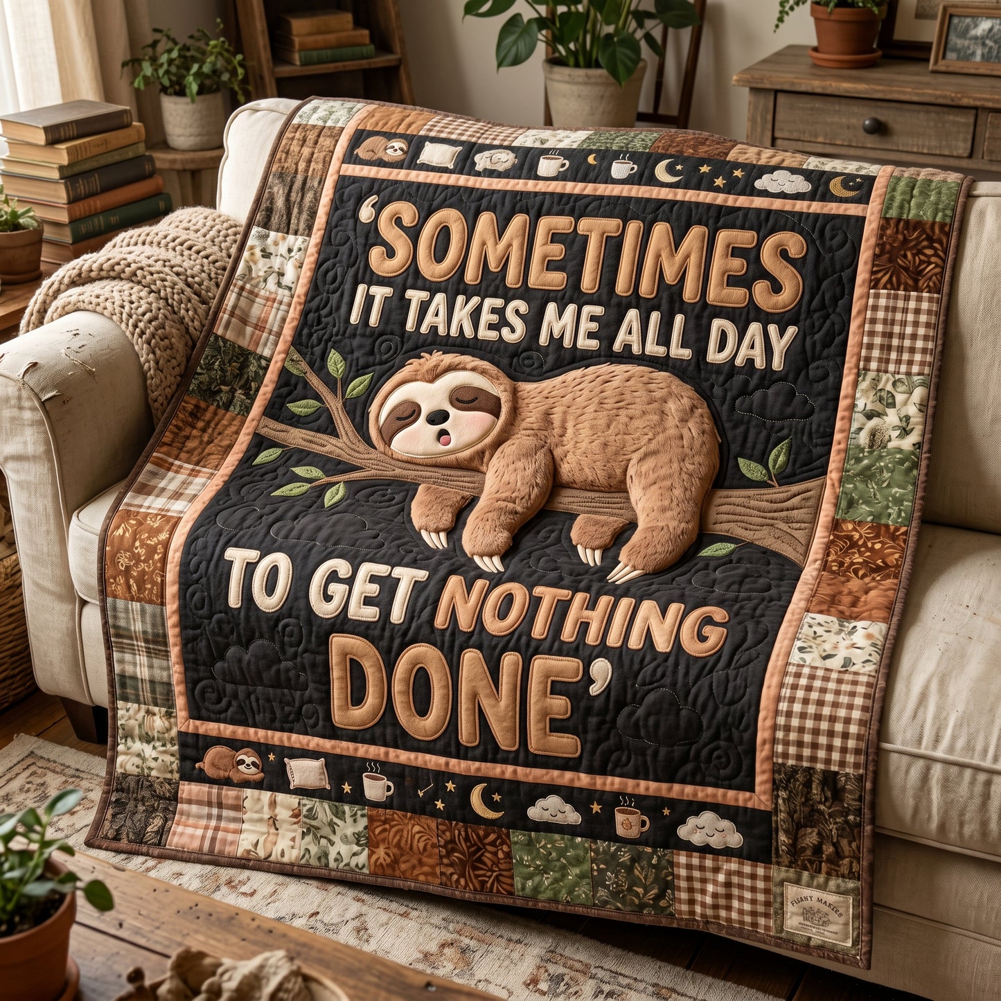 Sometimes It Takes Me All Day XR1505006CL Quilt