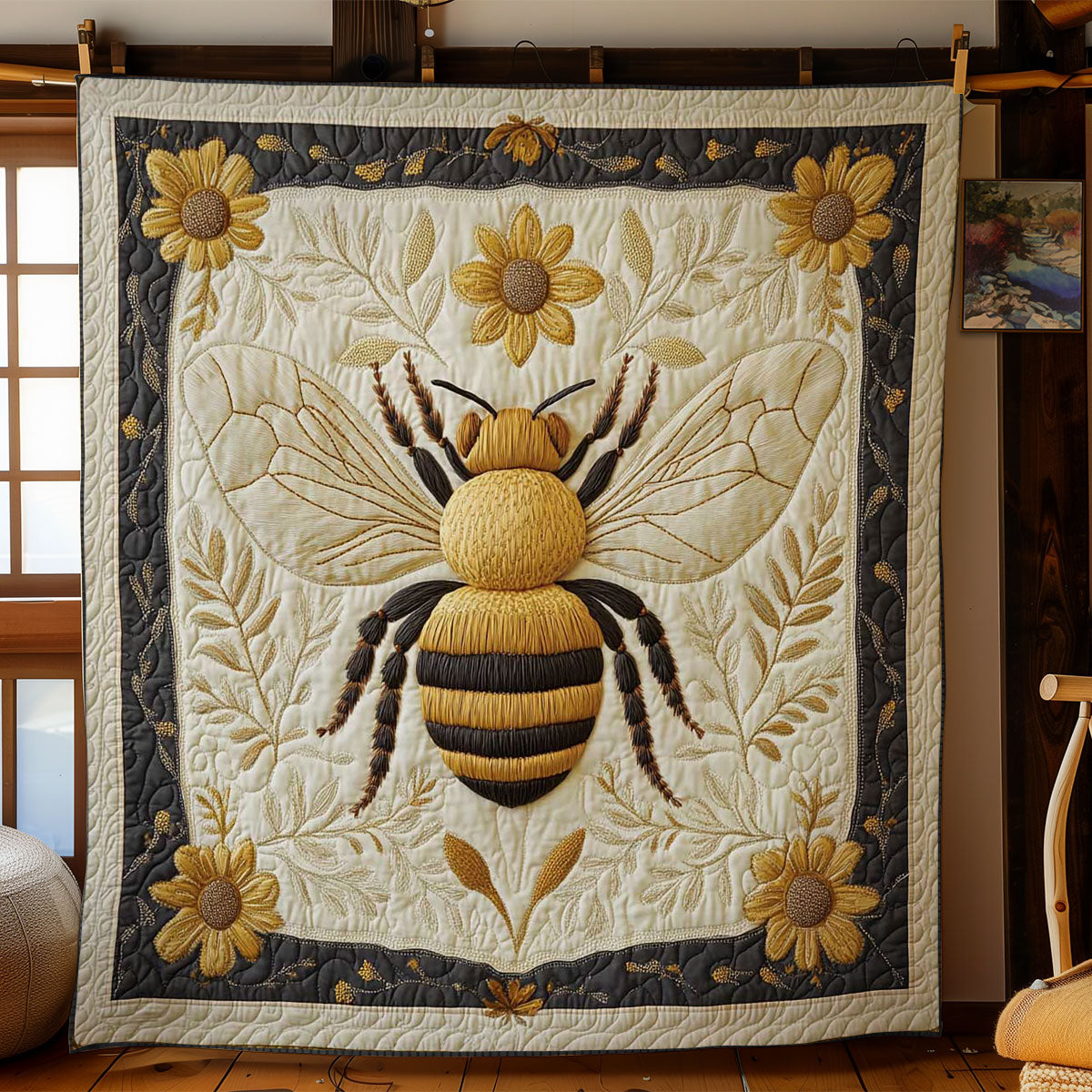 Bee Whisper WN1203019CL Quilt