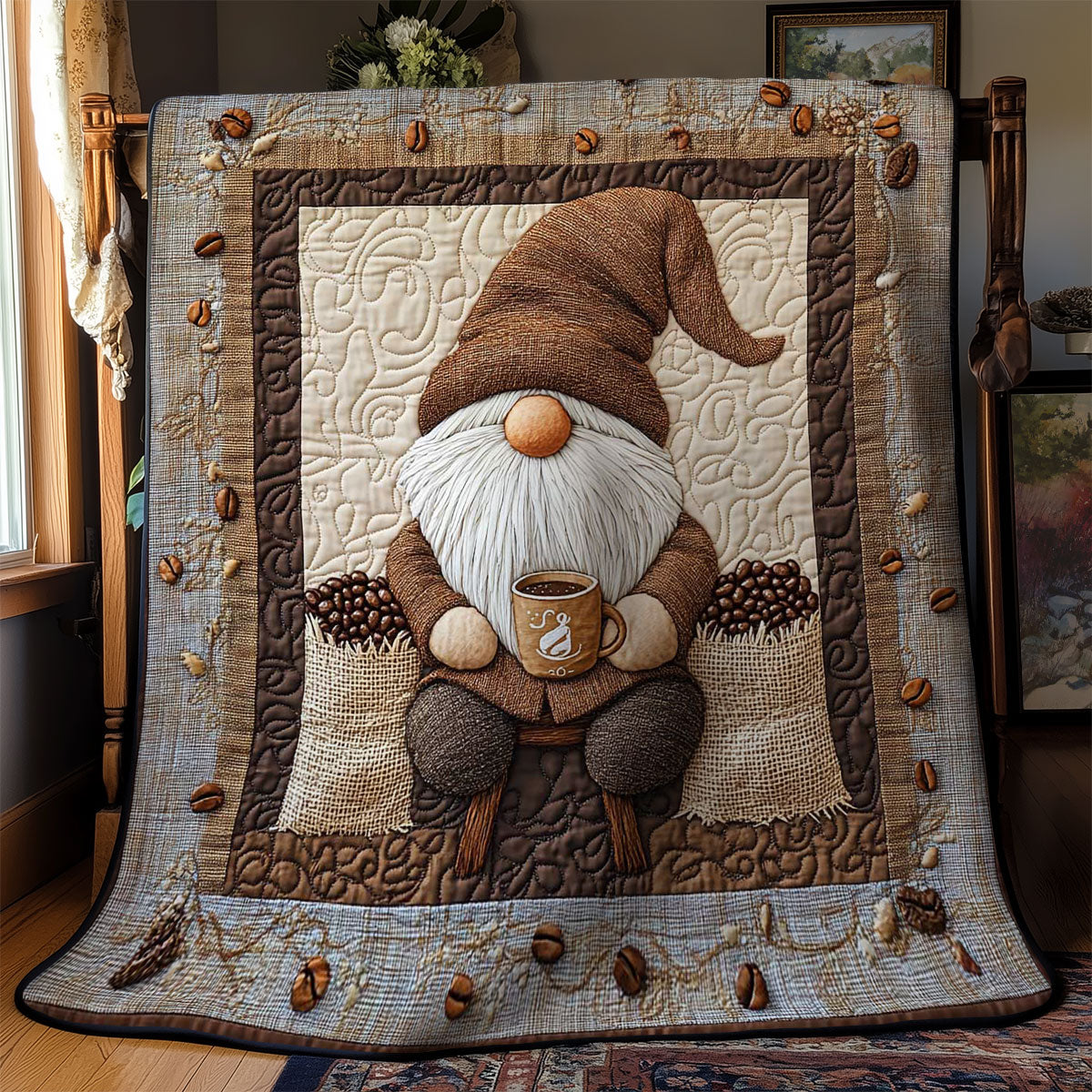 Caffeine Gnome Magic WN0503062CL Quilt