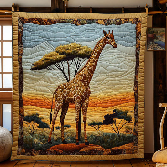 Majestic African Giraffe WN0503001CL Quilt