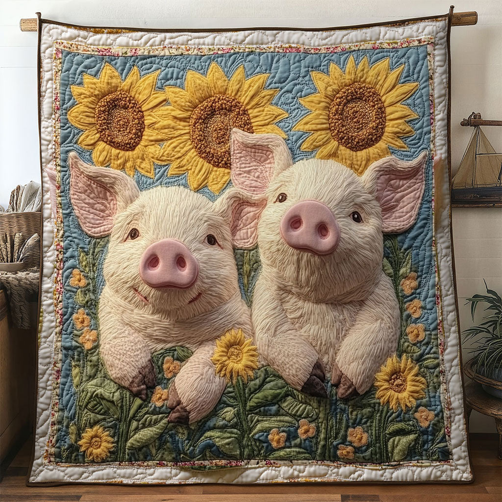 Honey Pig WN0901044CL Quilt